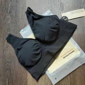 Truekind Wireless Bralette Black/Large